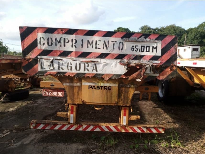 LOTE 07: VEÍCULO SEMI-REBOQUE SR PASTRE, PLACA FVZ-8890, ANO/MODELO 2014. Processo: 1127919-19.2018.8.26.0100 Acessar process