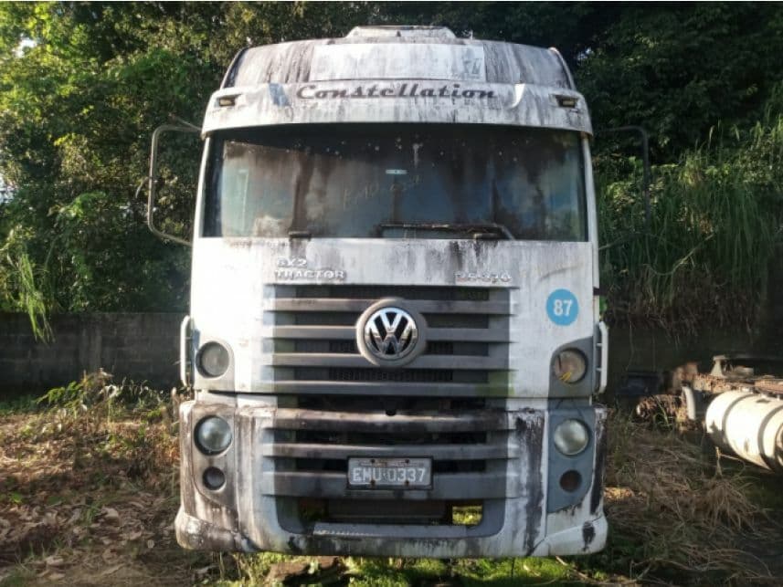 LOTE 03: VEÍCULO VOLKSWAGEN 25-370 E CONSTEL. 6X2 TRACTOR 2P (DIES.), PLACA EMU-0337, ANO/MODELO 2011. Processo: 1127919-19.2