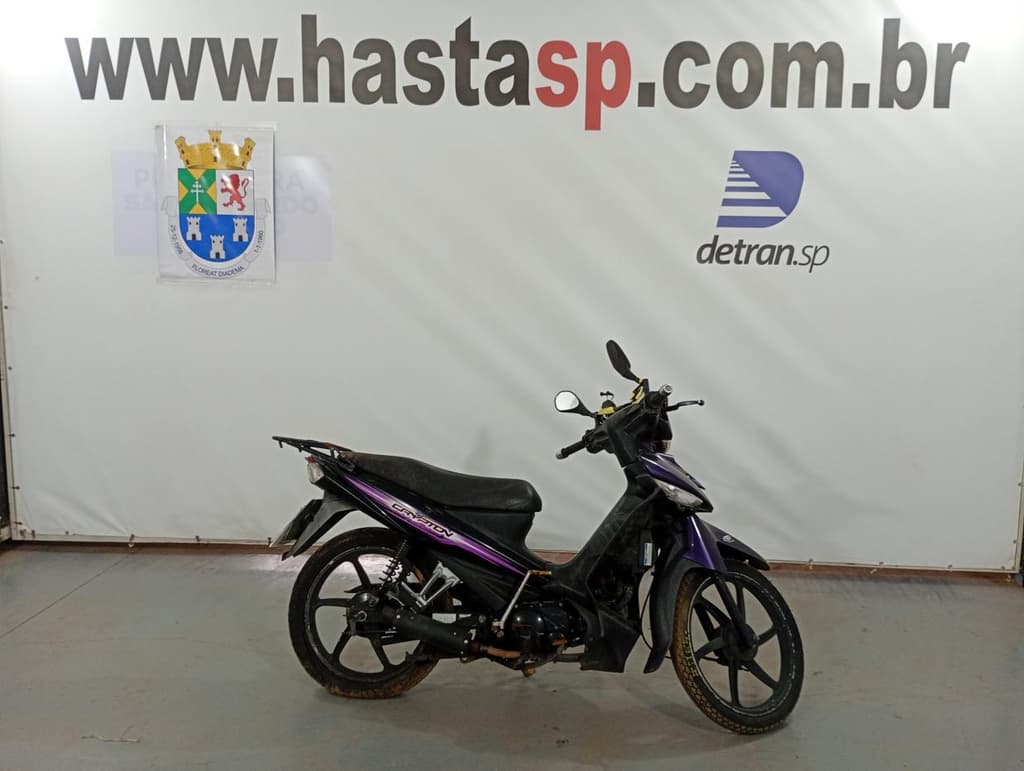 YAMAHA T115 CRYPTON K 2015 2015 ROXA — foto do lote