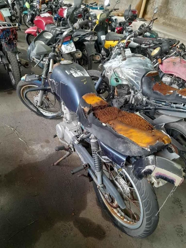 HONDA CG Sucata Motor Servível — foto do lote