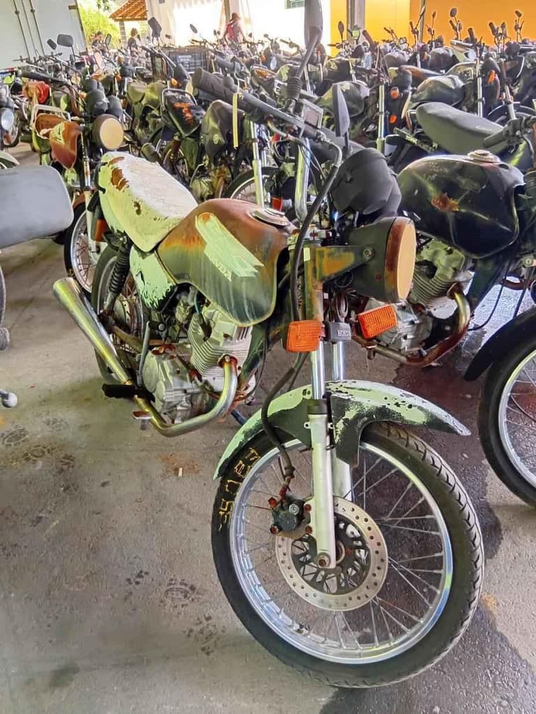 HONDA CG 125 1996 1997 Sucata Motor Servível — foto do lote