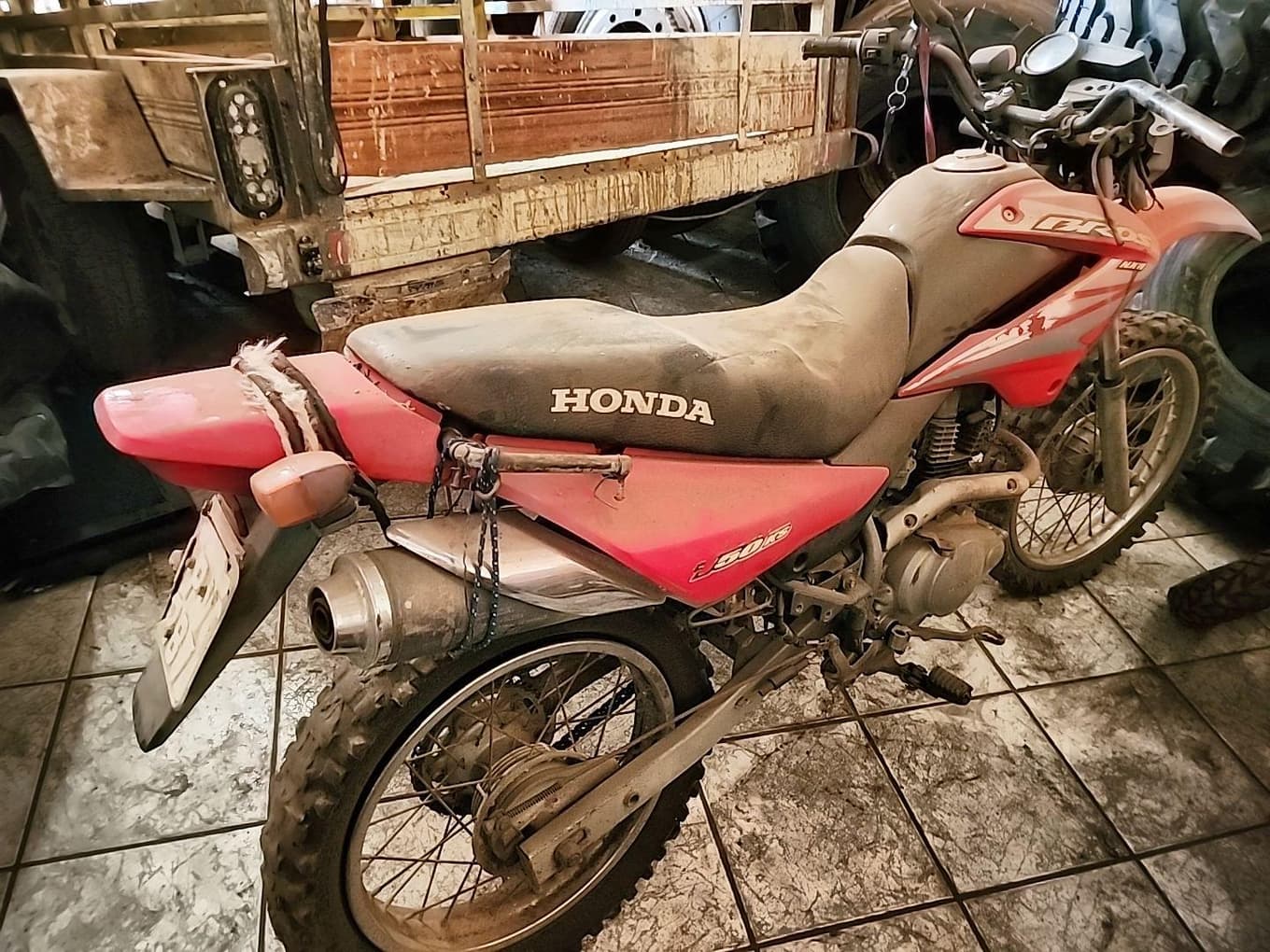 HONDA NXR 150 BROS KS ANO: 2008/2008 PLACA FINAL 7 (PR) — foto do lote