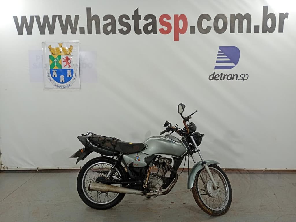 HONDA CG 125 TITAN KS 2003 2003 PRATA — foto do lote