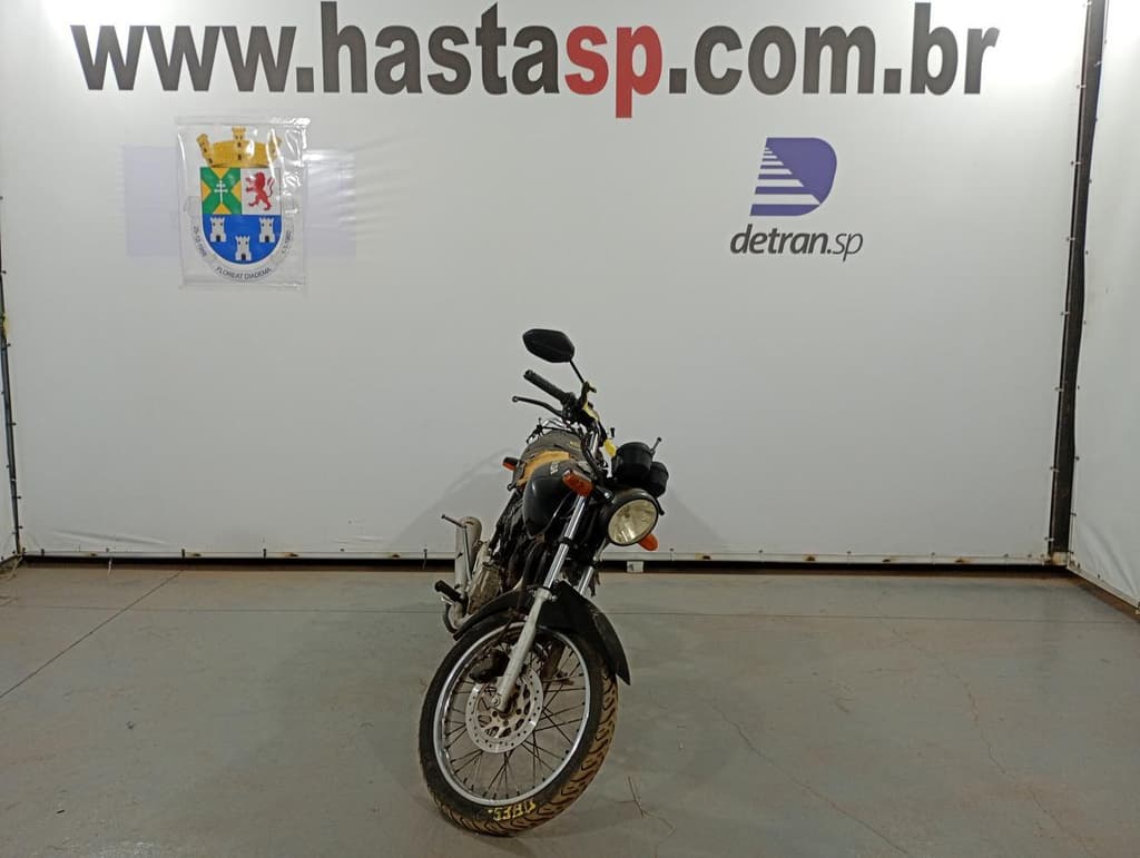 HONDA CG 125 FAN 2005 2006 PRETA — foto do lote