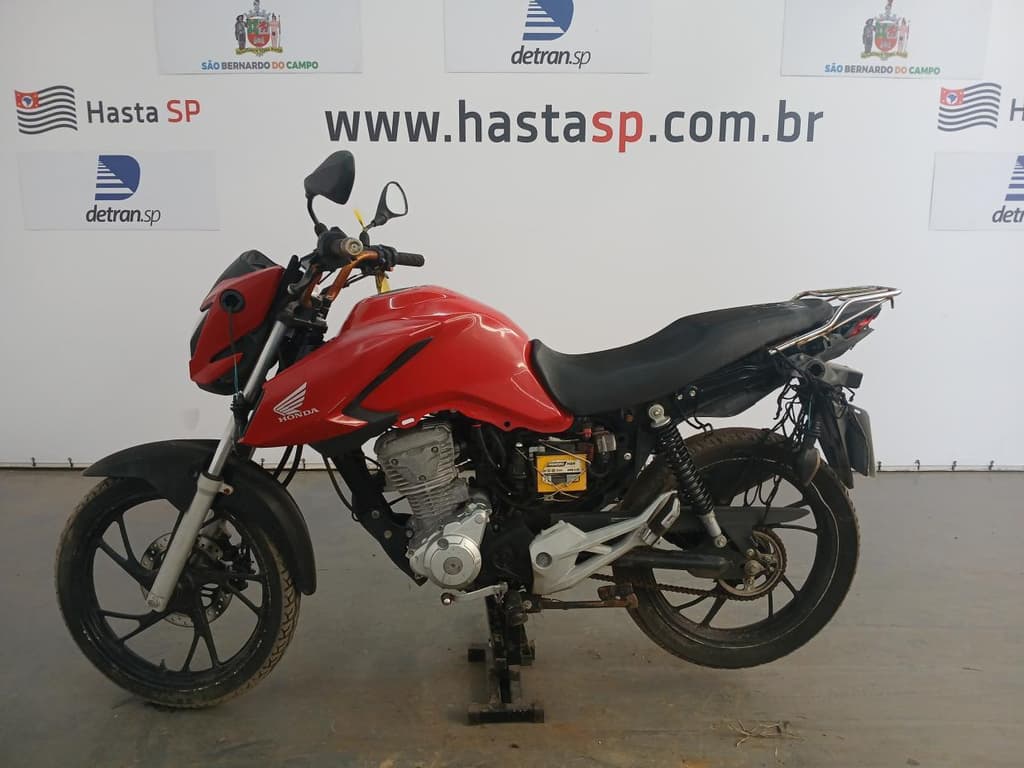 HONDA CG 160 FAN CG 160 FAN 2022 2022 VERMELHA — foto do lote