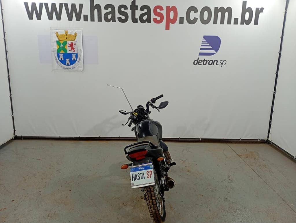 YAMAHA FACTOR YBR125 K 2010 2012 PRETA — foto do lote