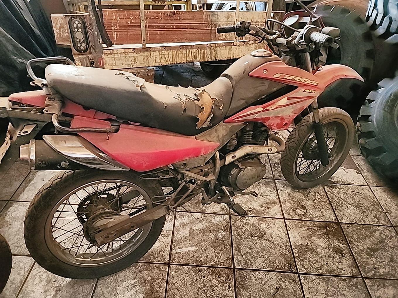 HONDA NXR 150 BROS KS ANO: 2008/2008 PLACA FINAL 2 (PR) — foto do lote