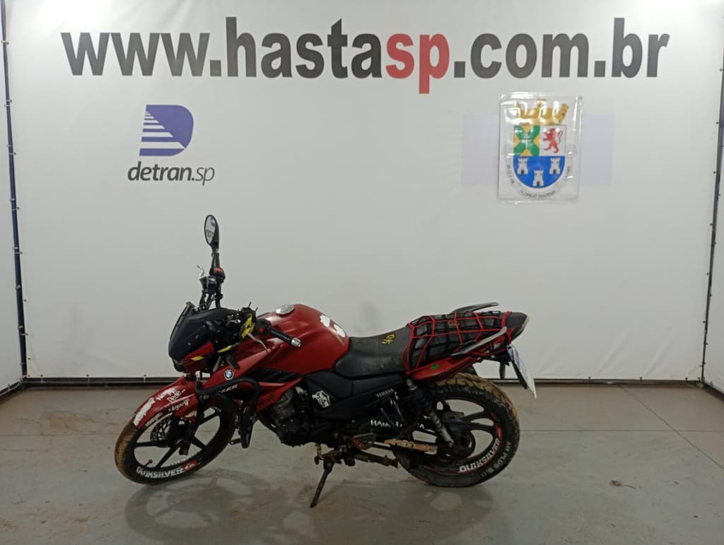 YAMAHA YS150 FAZER SED 2021 2022 VERMELHA — foto do lote