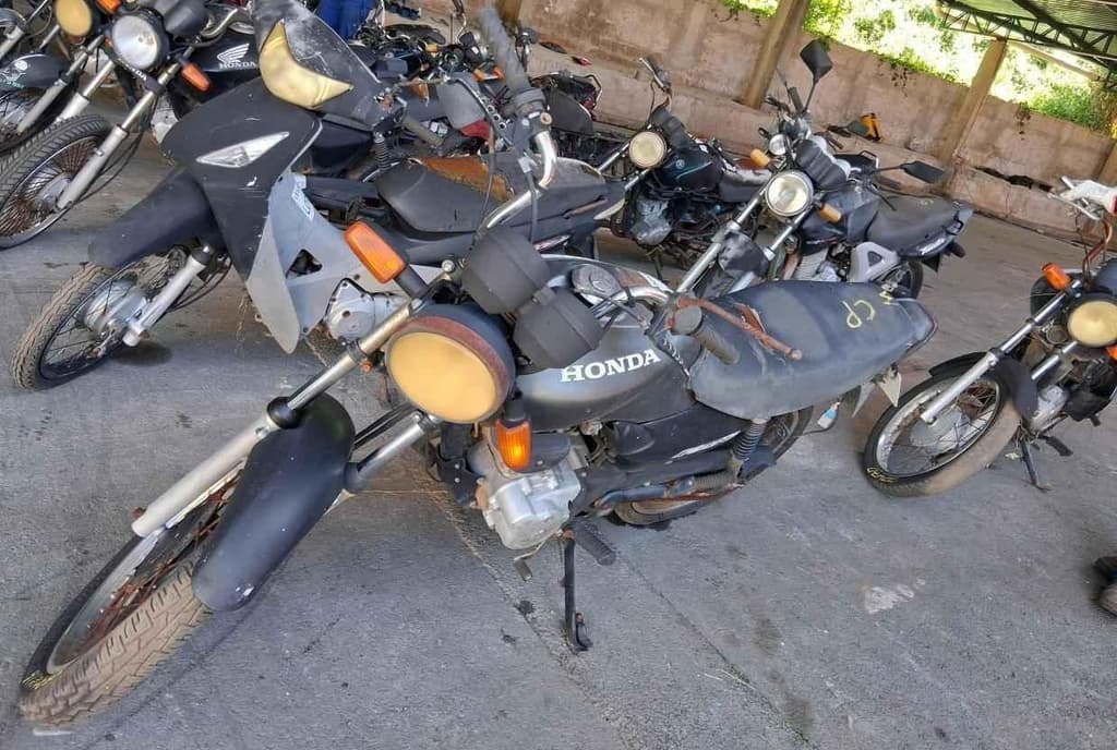 HONDA CG 125 2008 2008 Sucata Motor Servível — foto do lote