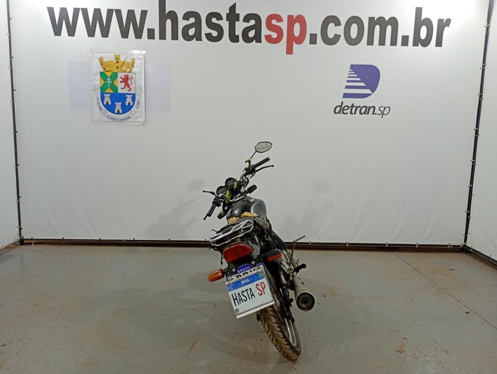 HONDA CG 125 FAN 2005 2006 PRETA — foto do lote