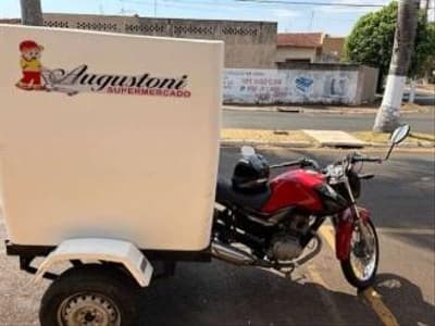 Honda Brazcar Cargo 160, 14/15, vermelha — foto do lote