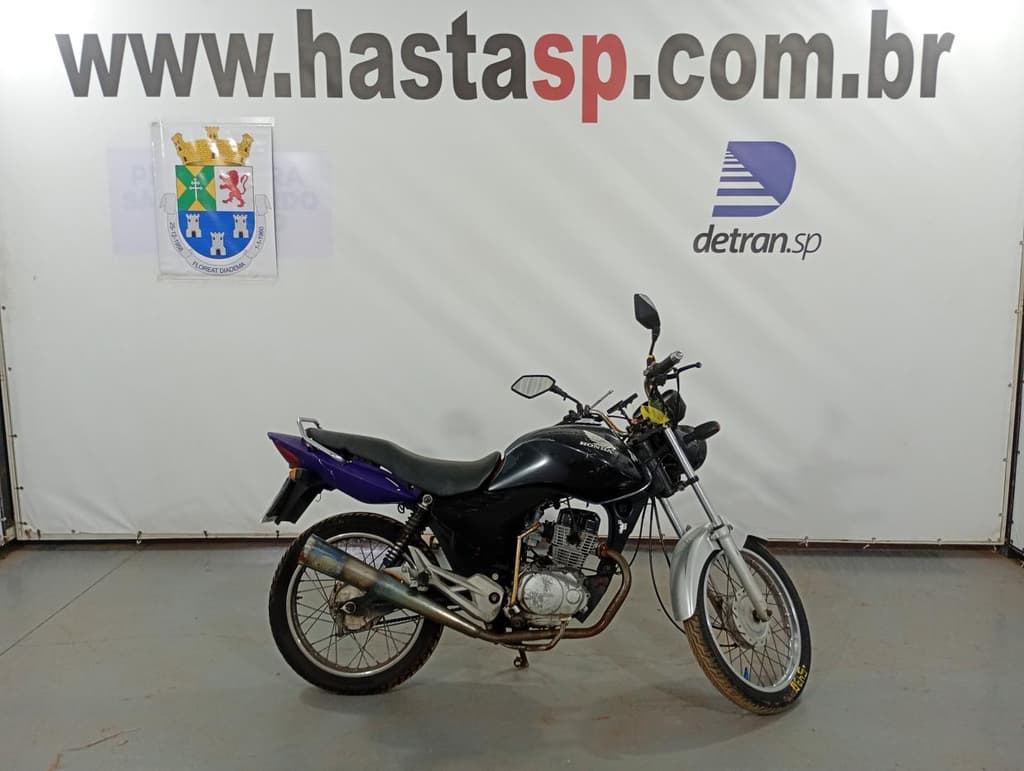 HONDA CG 125 FAN KS 2009 2010 PRETA — foto do lote