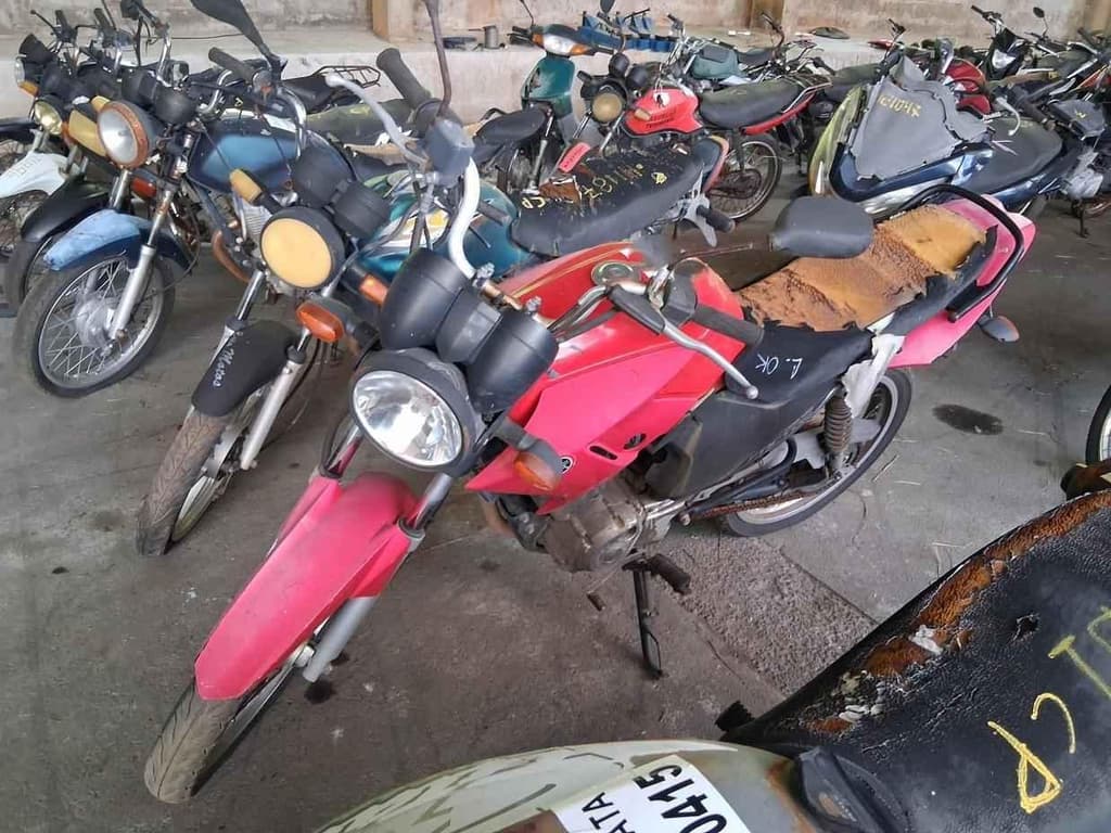 YAMAHA FACTOR YBR 125 2008 2009 Sucata Motor Servível — foto do lote