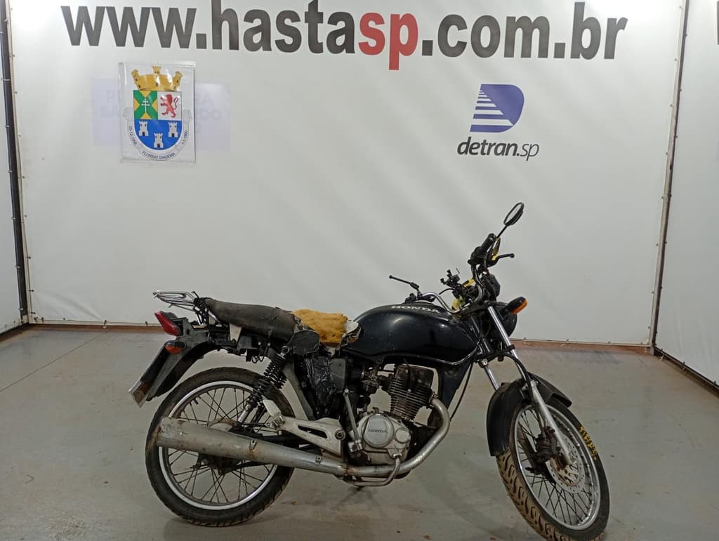 HONDA CG 125 FAN 2005 2006 PRETA — foto do lote