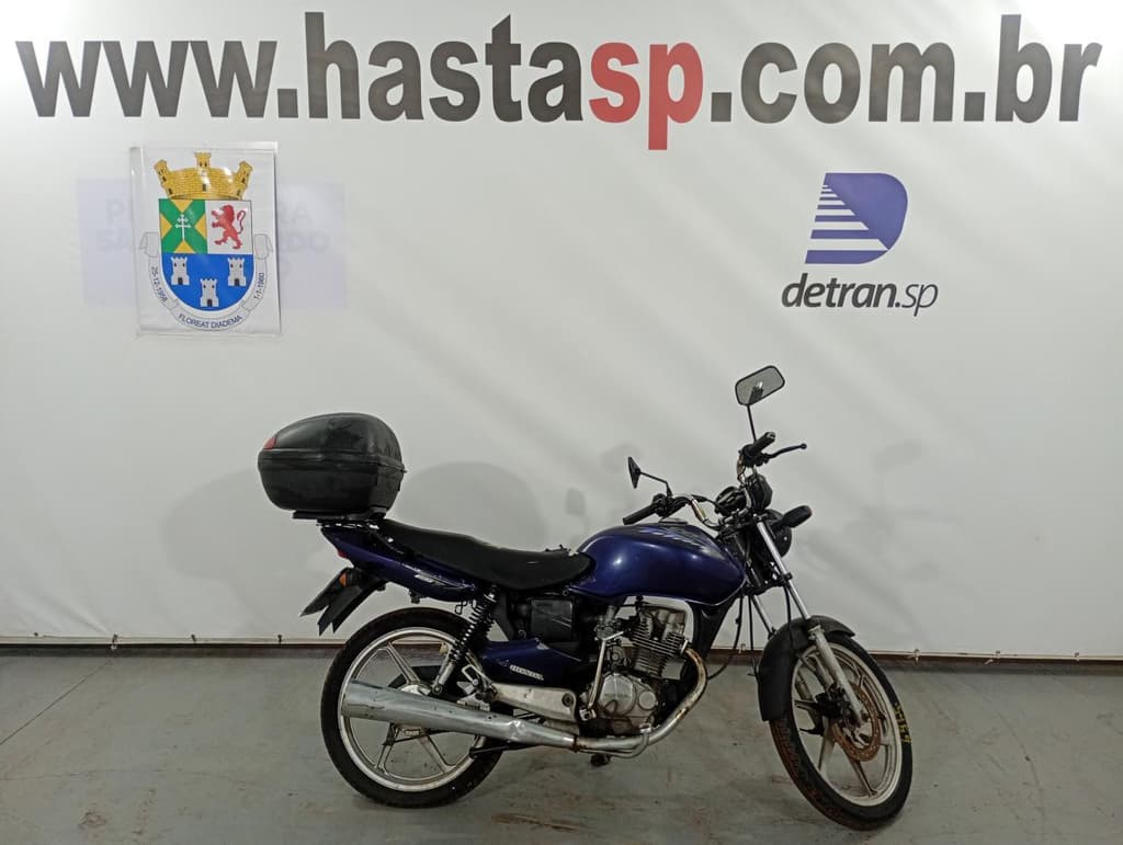 HONDA CG 125 TITAN ES 2001 2002 AZUL — foto do lote