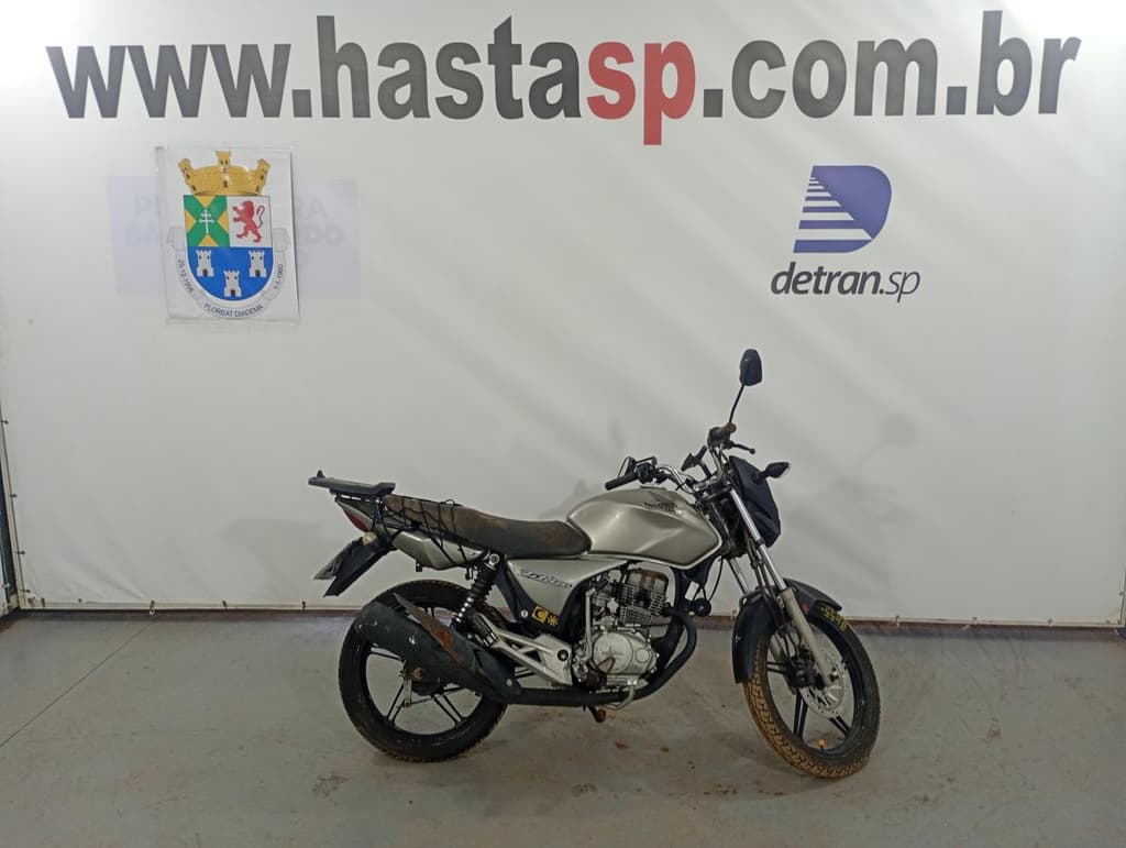HONDA CG 150 TITAN KS 2008 2008 CINZA — foto do lote