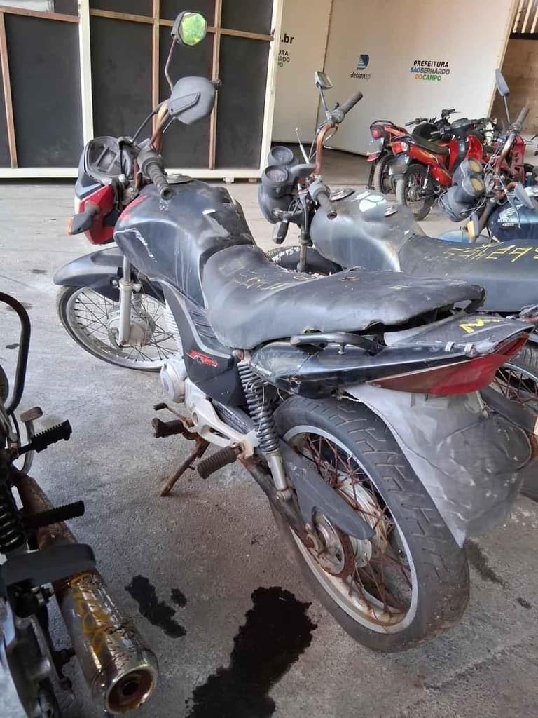 HONDA CG 125 2009 2009 Sucata Motor Servível — foto do lote