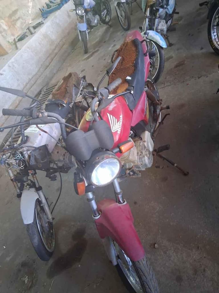 HONDA CG 150 2008 2008 Sucata Motor Servível — foto do lote
