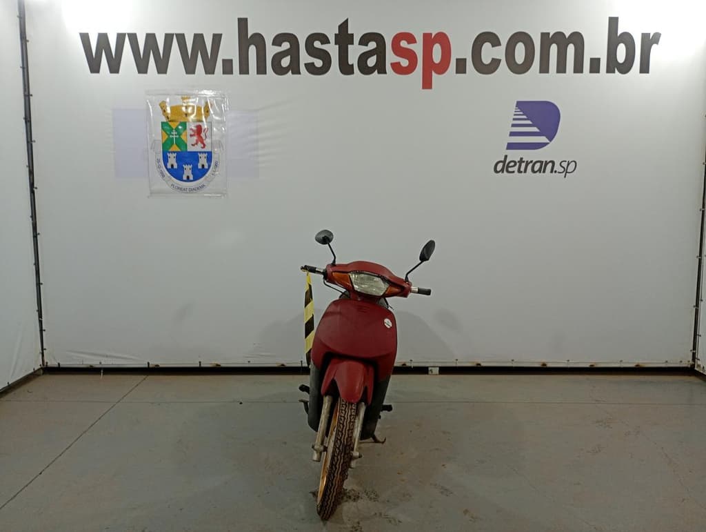 HONDA C100 BIZ ES 2005 2005 VERMELHA — foto do lote