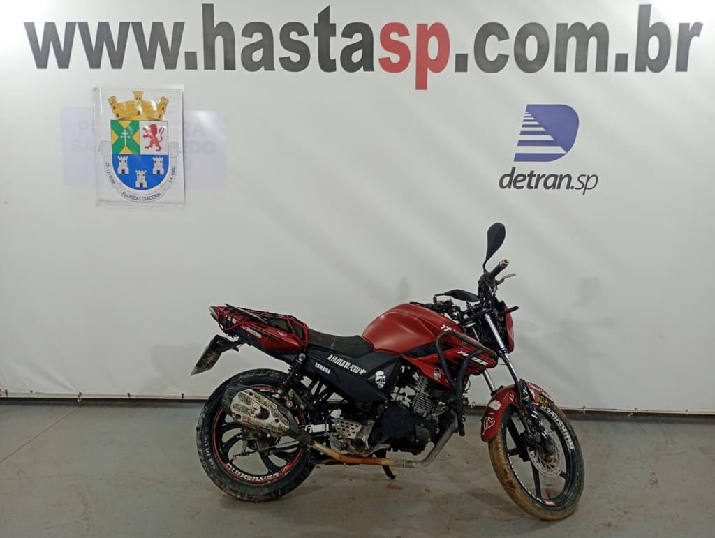 YAMAHA YS150 FAZER SED 2021 2022 VERMELHA — foto do lote