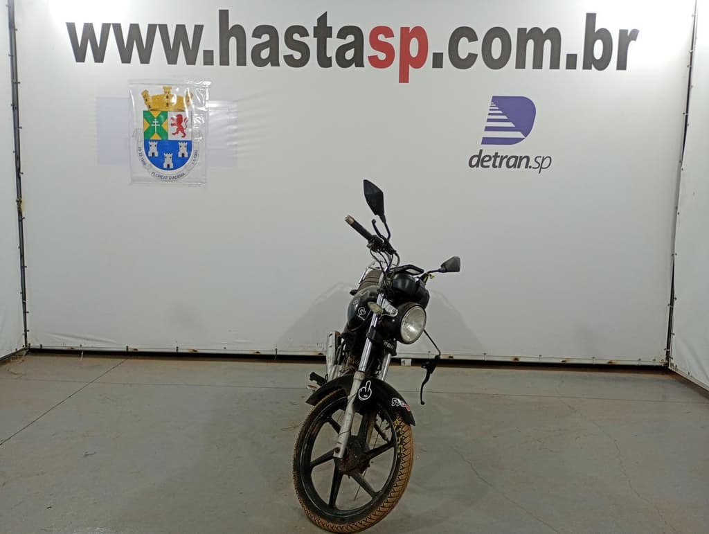 YAMAHA YBR 125K 2007 2008 PRETA — foto do lote