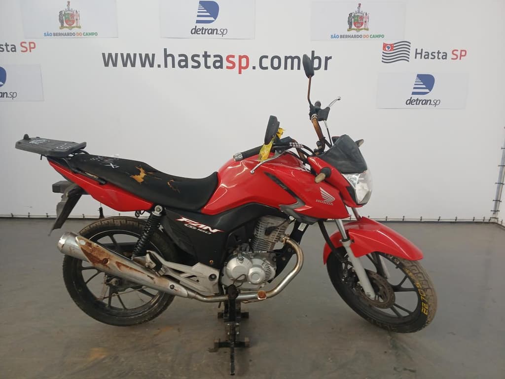 HONDA CG 160 FAN CG 160 FAN 2022 2022 VERMELHA — foto do lote
