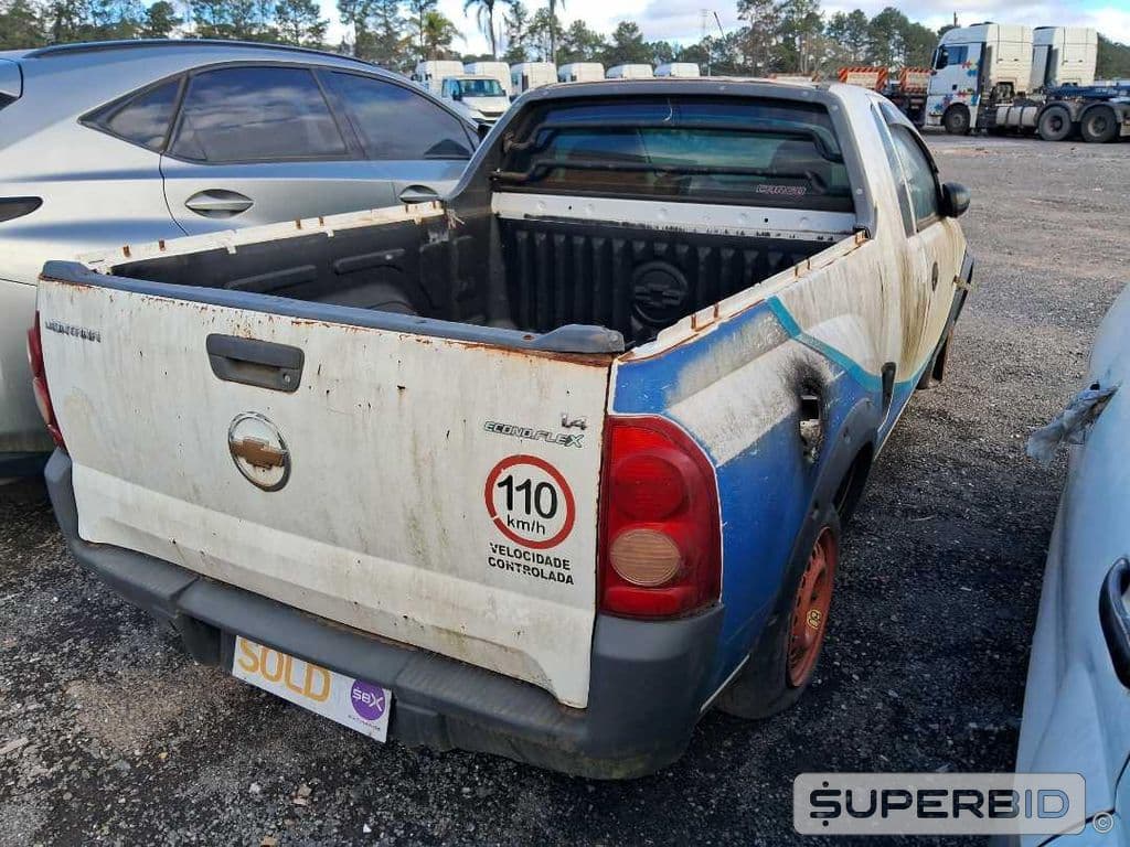 GM MONTANA CONQUEST 2010/2010, Placa FINAL 1,  (ID.: 45483) — foto do lote