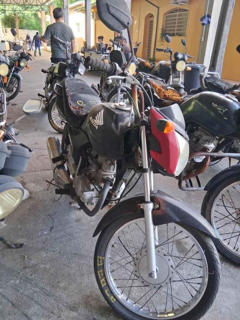 HONDA CG 125 2009 2009 Sucata Motor Servível — foto do lote