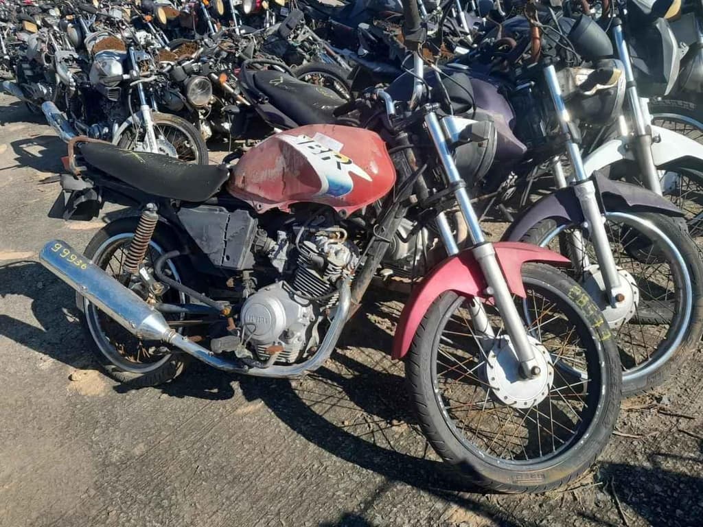 YAMAHA YBR Sucata Motor Servível — foto do lote