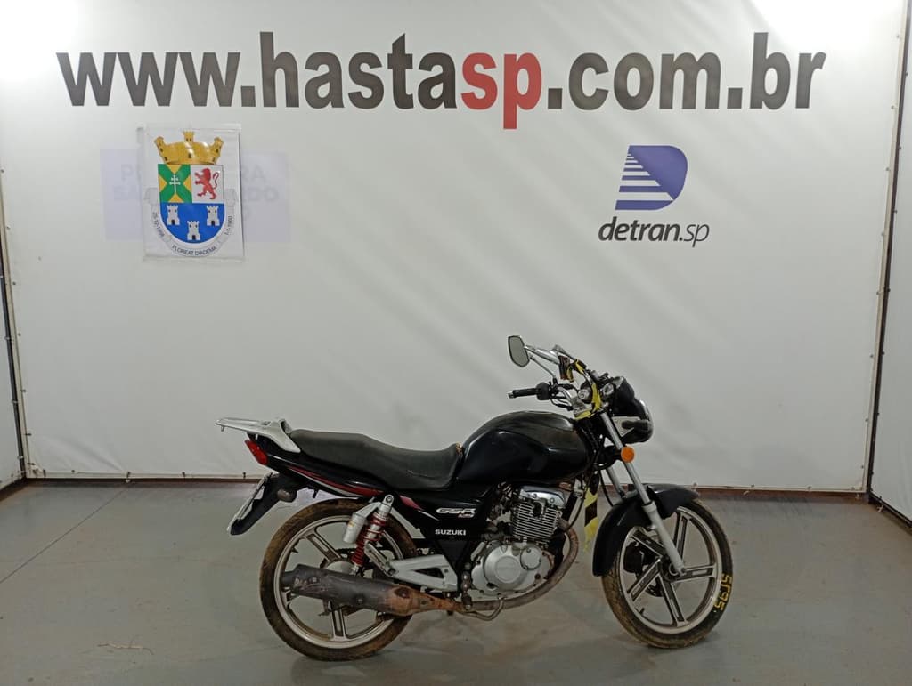SUZUKI GSR125 2014 2015 PRETA — foto do lote