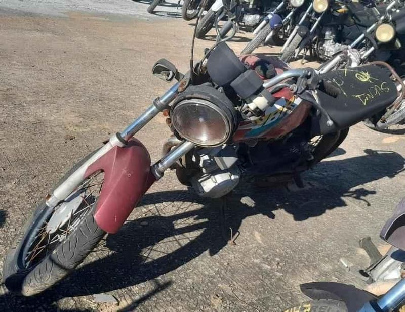 YAMAHA YBR Sucata Motor Servível — foto do lote