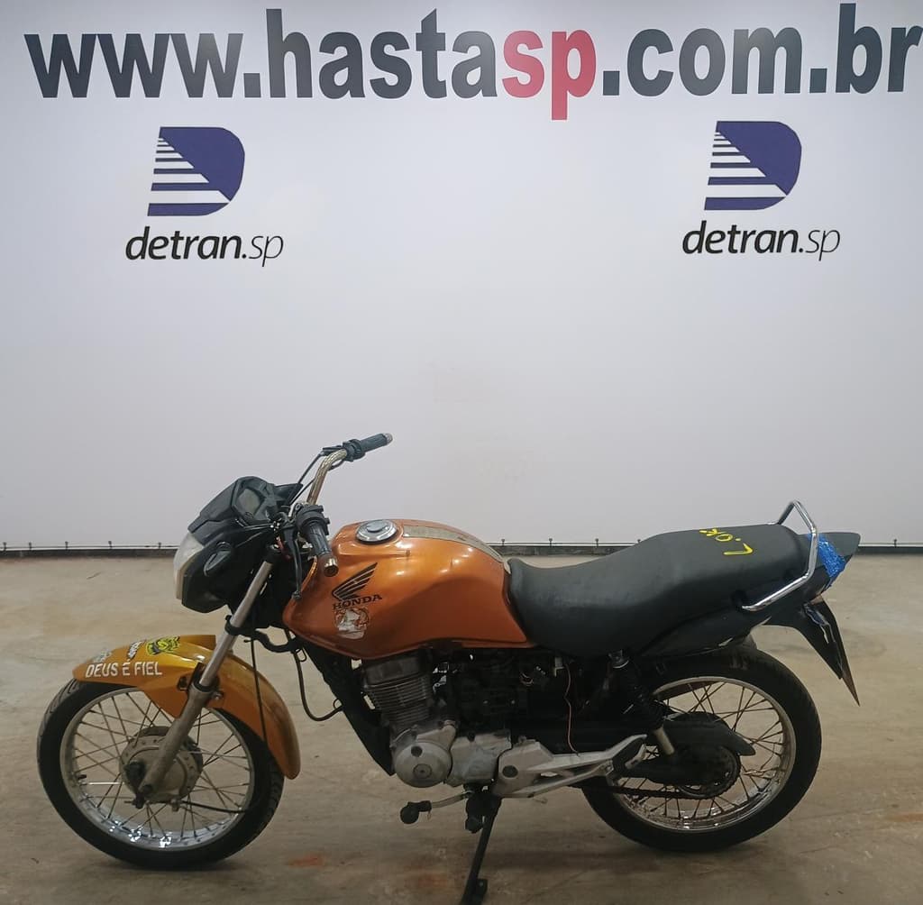 HONDA CG150 TITAN MIX KS 2009 2010 LARANJA — foto do lote