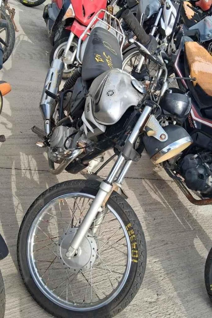 YAMAHA YBR 125 2007 2007 Sucata Motor Servível — foto do lote