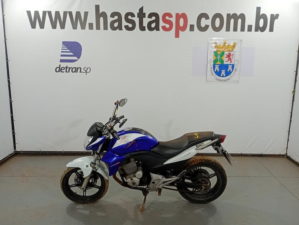 HONDA CB 300R 2013 2014 AZUL — foto do lote