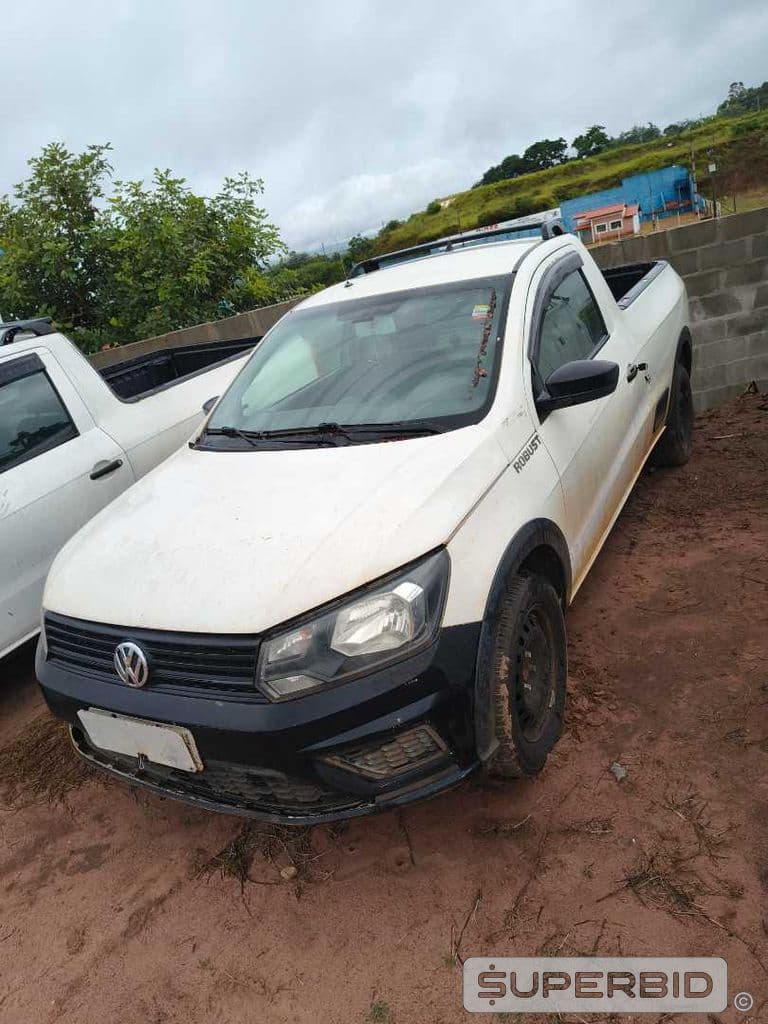 VOLKSWAGEN NOVA SAVEIRO RB MBVS, 2017/2018, Placa FINAL 6 (SP), — foto do lote