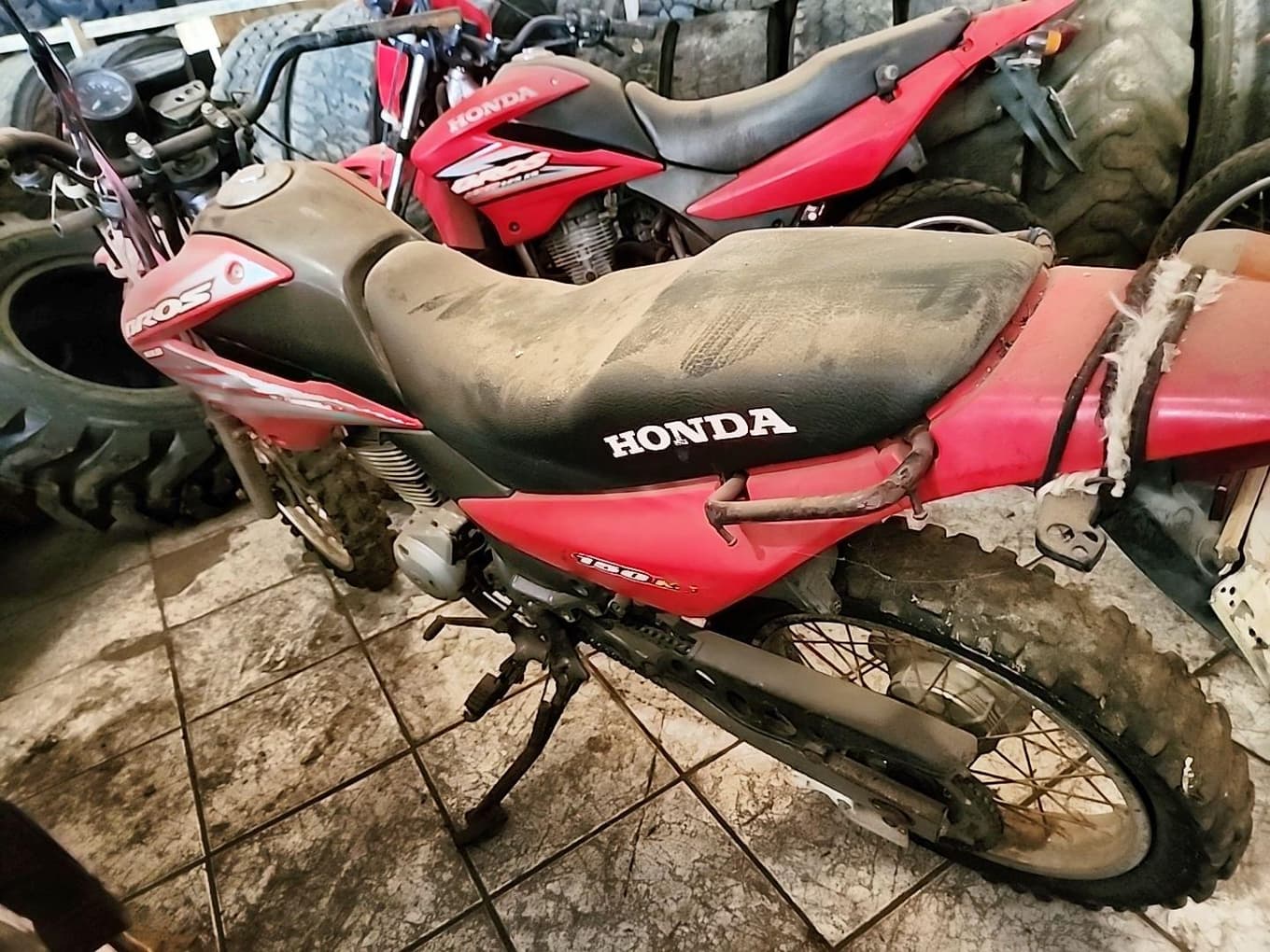 HONDA NXR 150 BROS KS ANO: 2008/2008 PLACA FINAL 7 (PR) — foto do lote