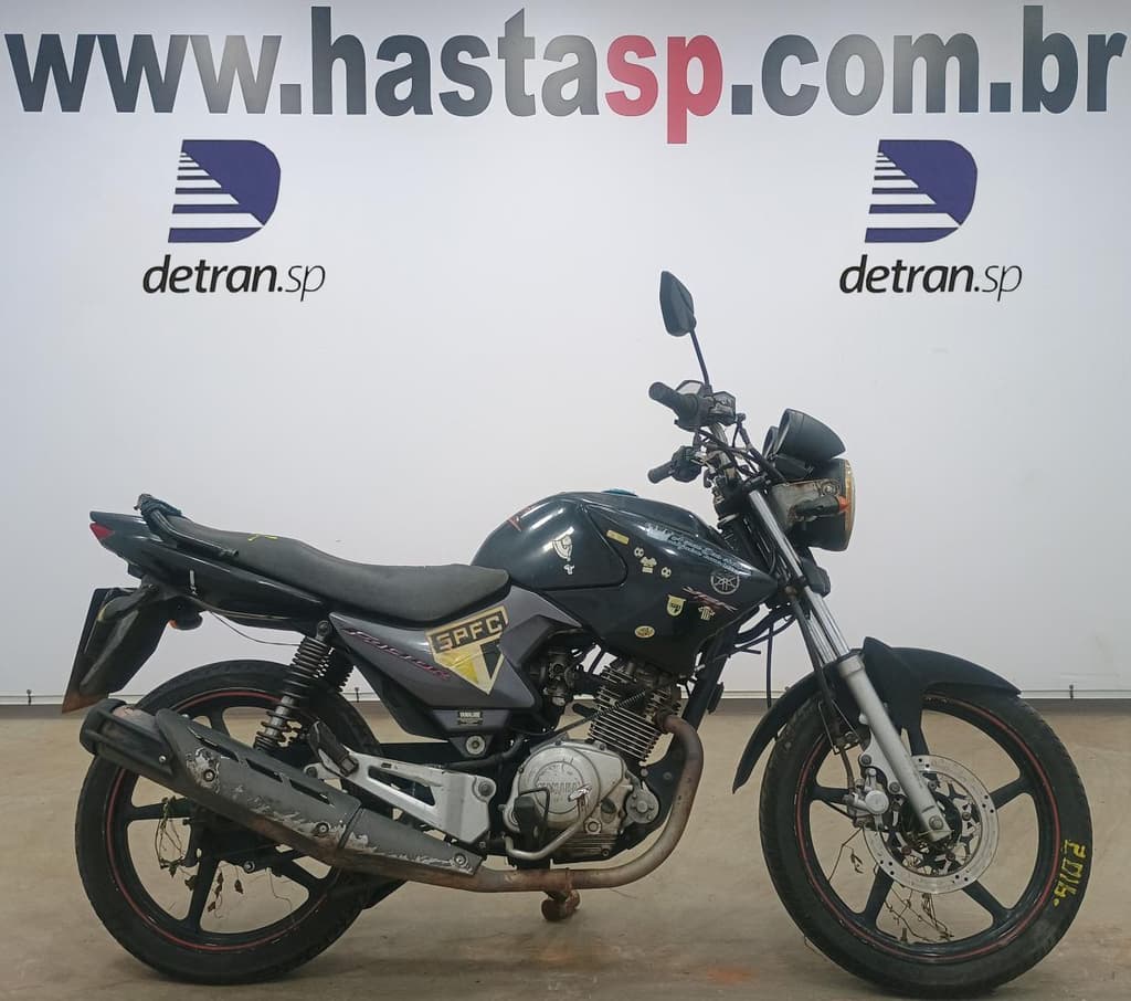 YAMAHA FACTOR YBR125 ED 2008 2009 PRETA — foto do lote