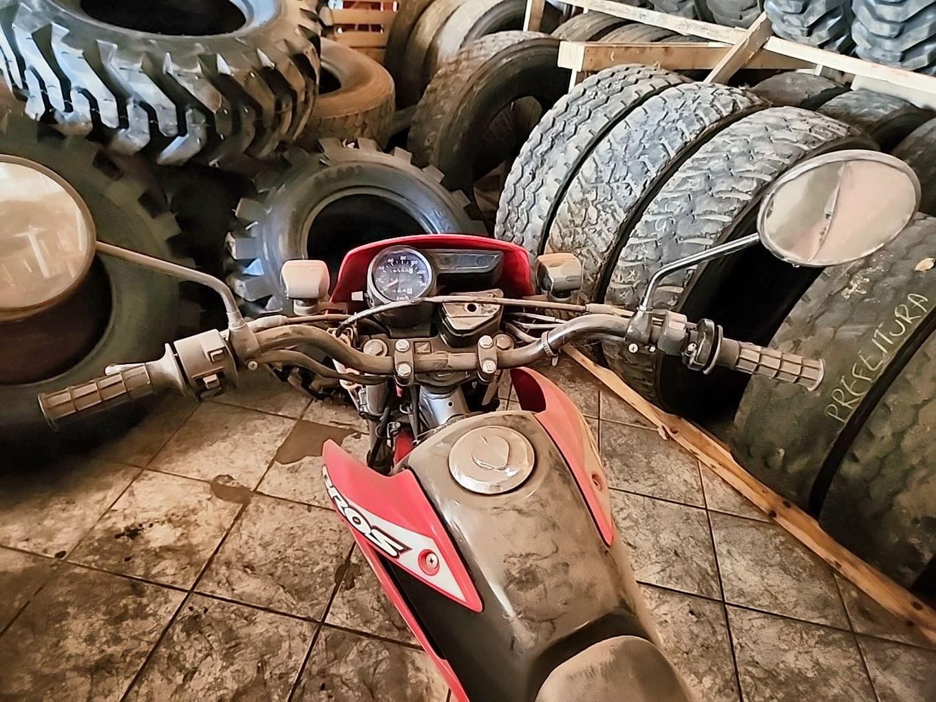 HONDA NXR 150 BROS KS ANO: 2008/2008 PLACA FINAL 6 (PR) — foto do lote