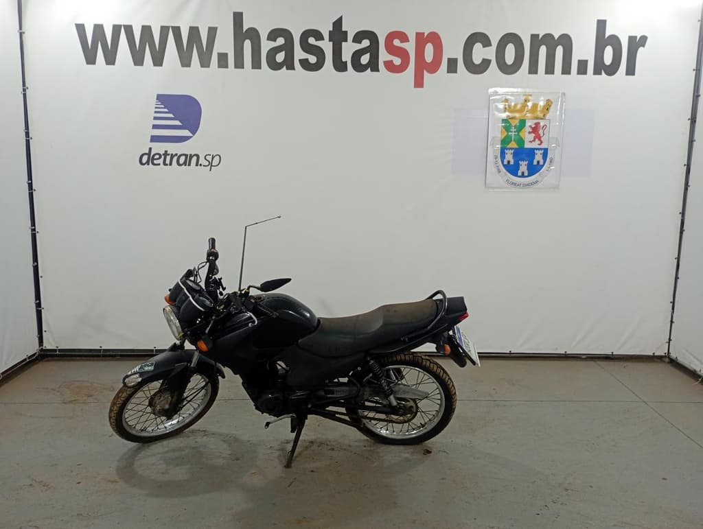YAMAHA FACTOR YBR125 K 2010 2012 PRETA — foto do lote