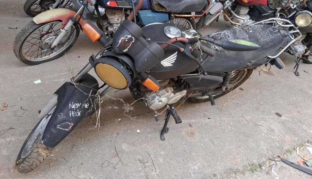 HONDA CG 150 2006 2007 Sucata Motor Servível — foto do lote