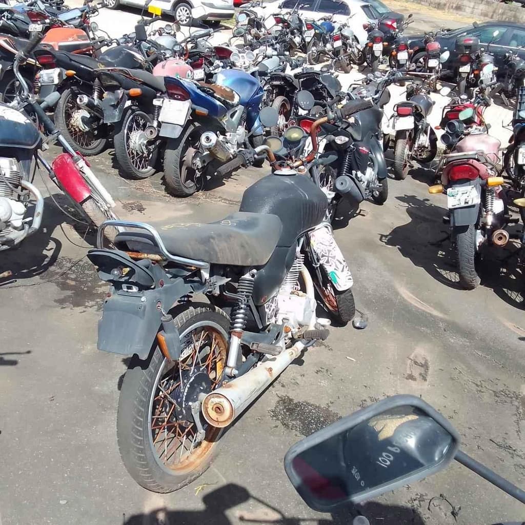 HONDA CG 125 2008 2008 Sucata Motor Servível — foto do lote