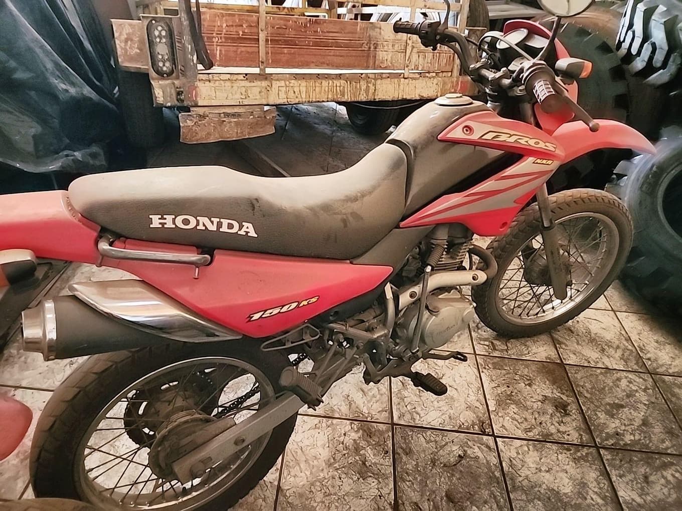 HONDA NXR 150 BROS KS ANO: 2008/2008 PLACA FINAL 6 (PR) — foto do lote