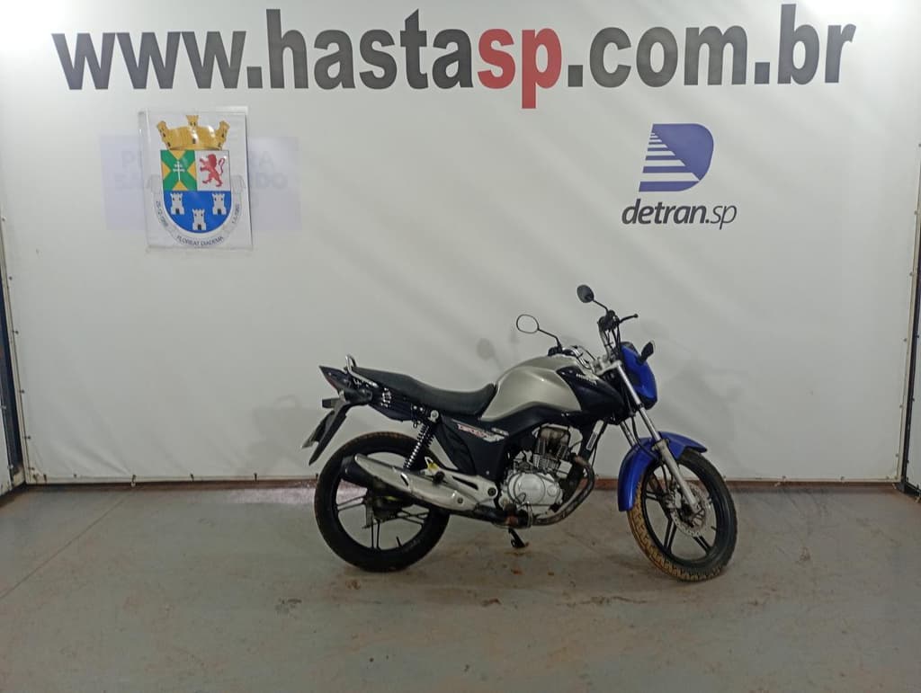 HONDA CG 150 FAN ESDI 2014 2015 PRATA — foto do lote