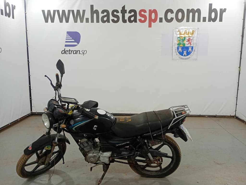 YAMAHA YBR 125K 2007 2008 PRETA — foto do lote