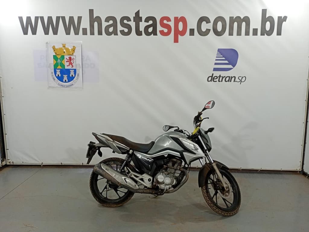 HONDA CG 160 TITAN 2019 2019 PRATA — foto do lote