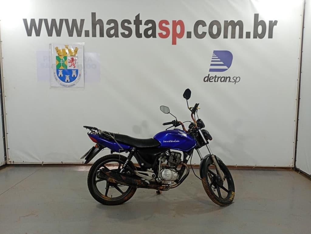 HONDA CG 150 TITAN KS 2007 2008 AZUL — foto do lote