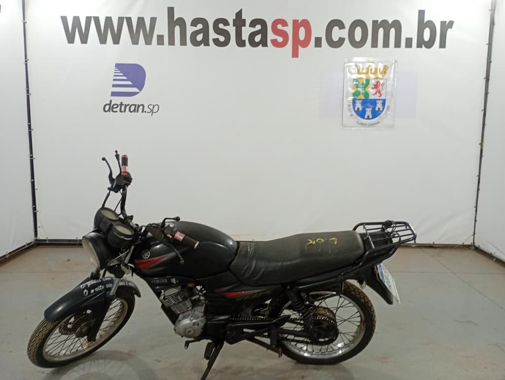 YAMAHA YBR 125ED 2005 2005 PRETA — foto do lote