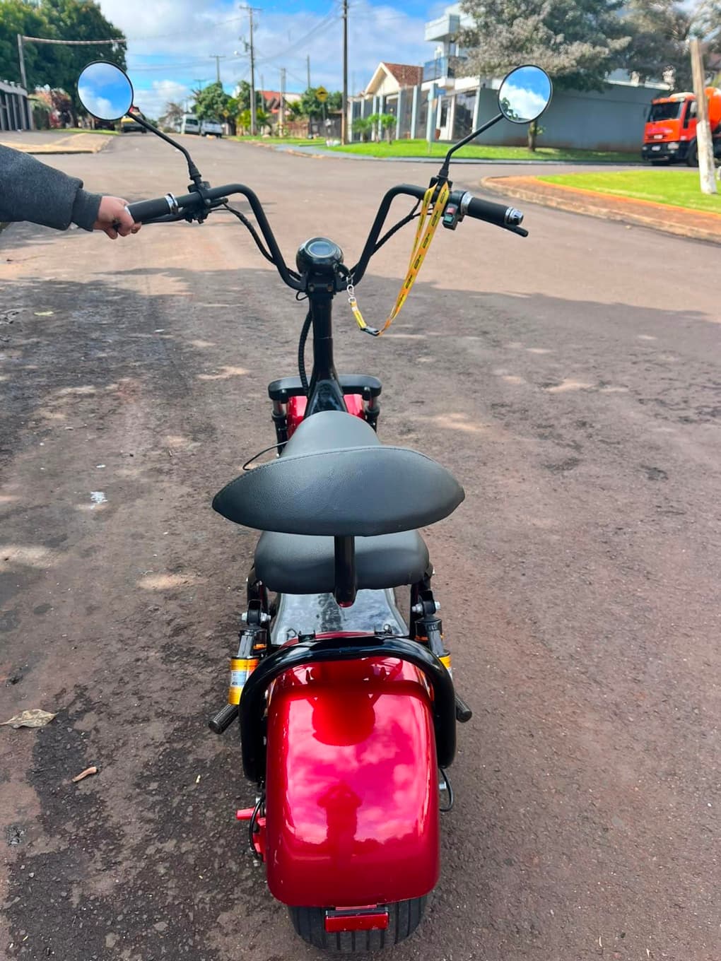 MOTO ELÉTRICA Q2-60V 12A - 1500W, 2021 — foto do lote