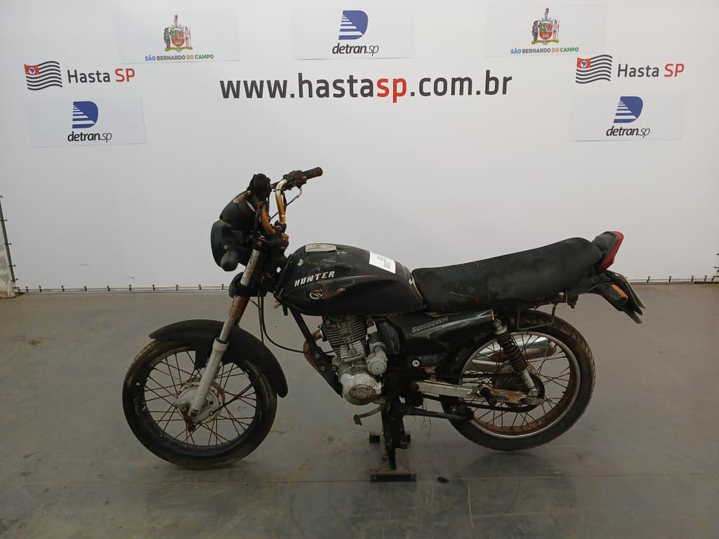 SUNDOWN HUNTER 125 SE 2008 2009 PRETA — foto do lote