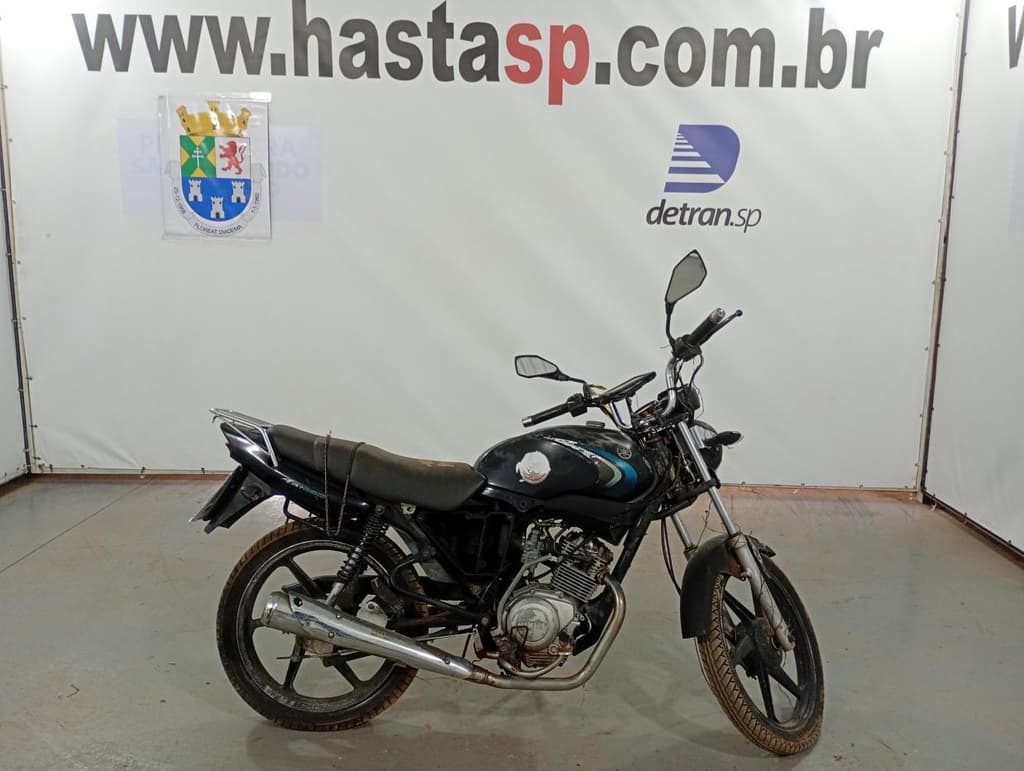 YAMAHA YBR 125K 2007 2008 PRETA — foto do lote